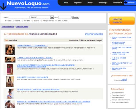 nuevo loquo|Alternativas a Pasion.com: webs de contactos para adultos en .